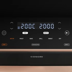 Slika 5/7 - COSORI Dual Blaze TwinFry™, friteza na vrući zrak od 10 l, tamnosiva