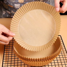 Slika 5/6 - Papirnati tanjuri za fritezu na vrući zrak 100 kom
