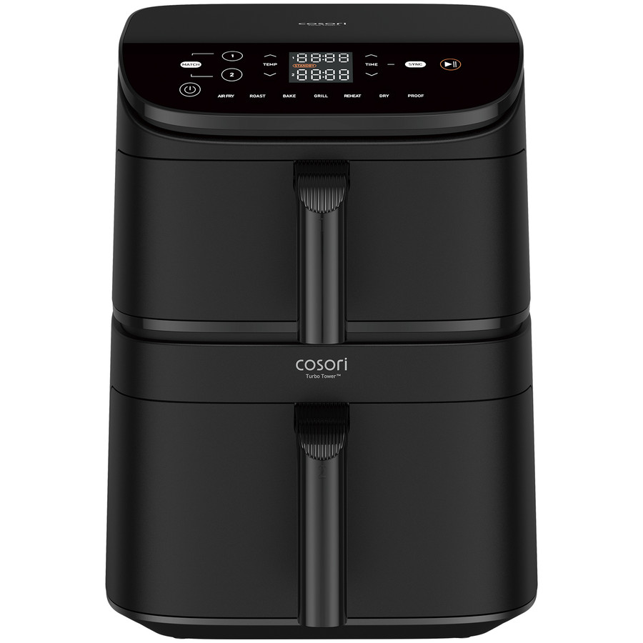 COSORI Turbo Tower™, friteza na vrući zrak od 10,8 l, tamnosiva
